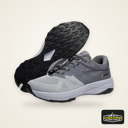 Baasploa Men Hiking Shoes Summer Breathable Comfort Soft Outdoor Sneakers New Solid Walking Shoes Anti Slip Wear-resistant