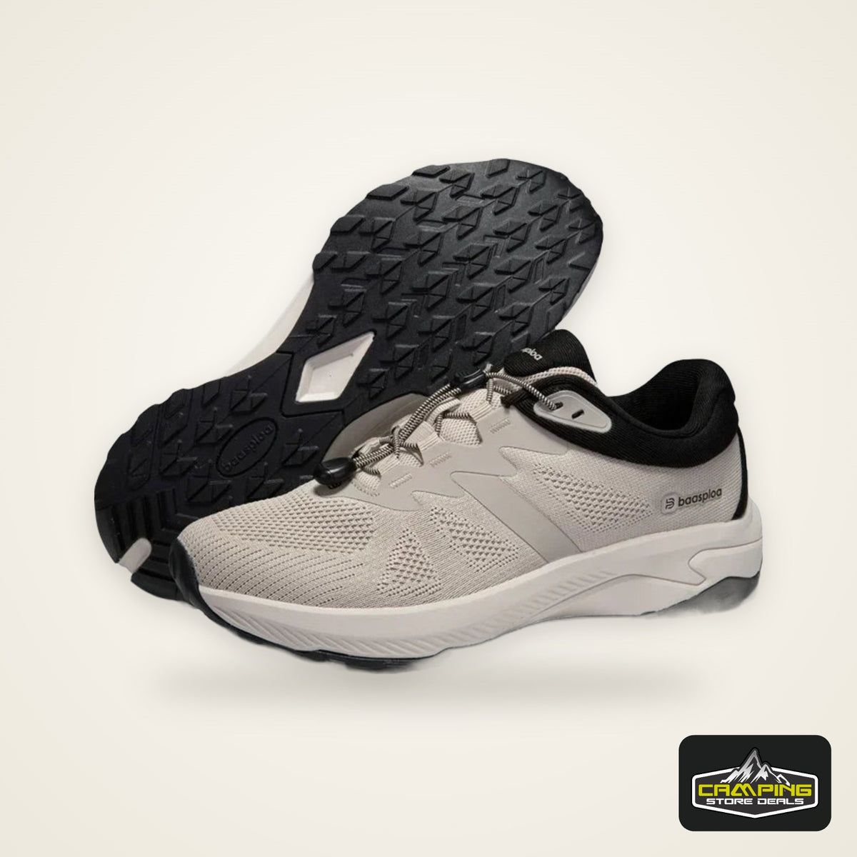 Baasploa Men Hiking Shoes Summer Breathable Comfort Soft Outdoor Sneakers New Solid Walking Shoes Anti Slip Wear-resistant
