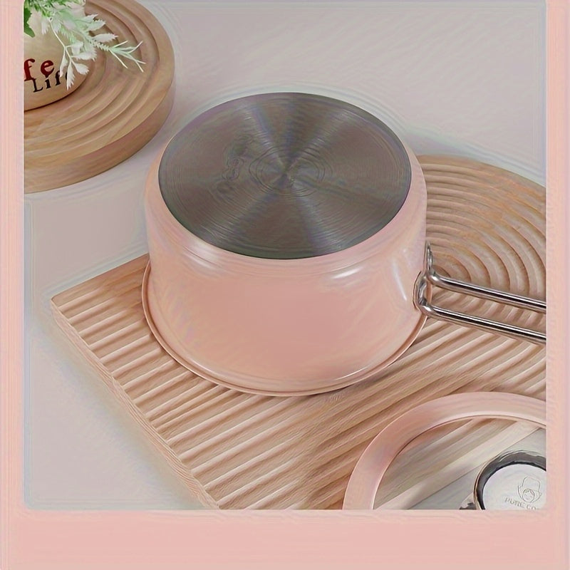 Purecook 9pcs, Stainless Steel Cookware Set, Ceramic-Coated, Durable Glass Lids With Silicone Trim, Versatile For Induction & Gas Cooktops, Includes 1Sauce Pan, 2 Soup Pot, 1Rondeau, 4Lids & 
 1Steamer, Dishwasher Oven Safe,