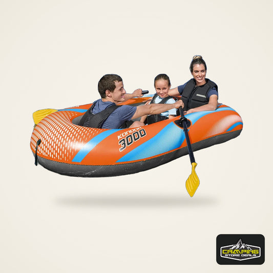 Bestway Inflatable Kayak 1–3 Person – Heavy Duty PVC Rafting Boat for Adventure & Fishing