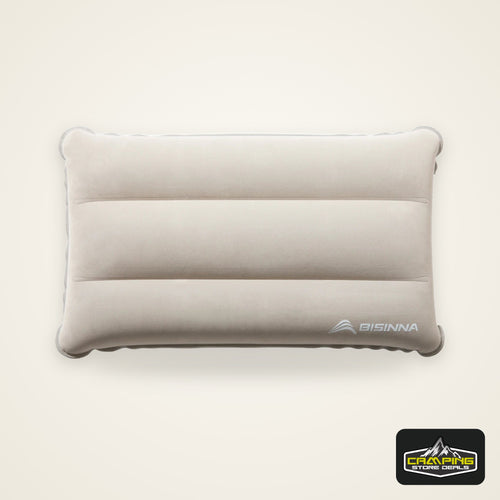 BISINNA Inflatable Pillow,Portable Camping Neck Pillow,Compressible Folding Flocking Air Cushion for Sleeping Travel Hiking