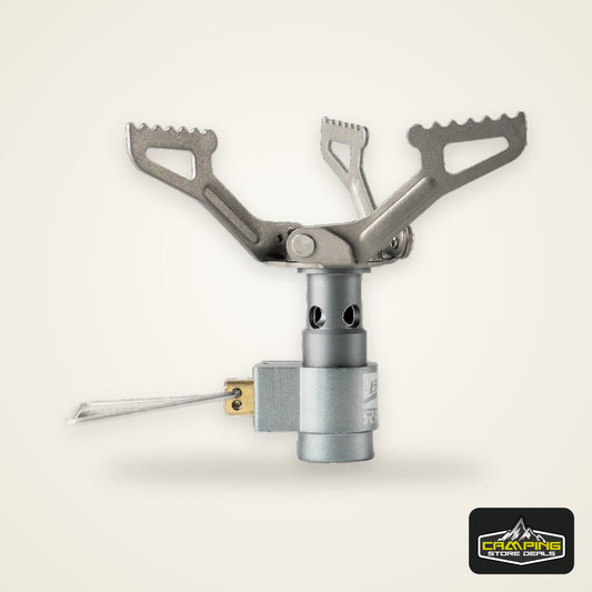 BRS-3000T Titanium Mini Camping Gas Burners 25g One-Piece Pocket Stove Outdooor Hiking Folding Cooking Furnace Portable ﻿