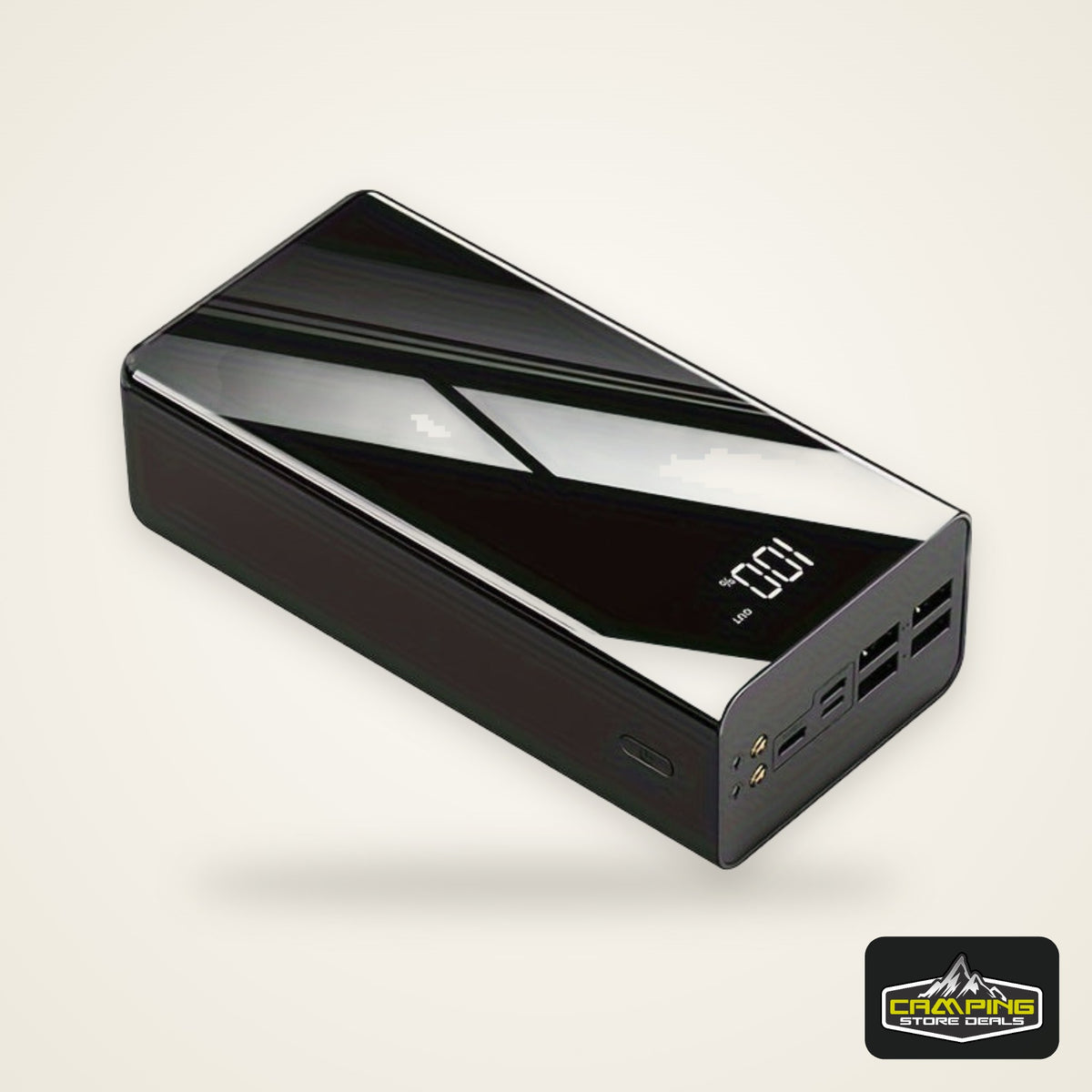 BYGP 50000/40000/30000mAh Portable Power Bank, USB Mobile Phone Charger, With LED Power Display/flashlight, Outdoor Emergency Power Reserve Battery Pack, Camping Lamp, Suitable For IPhone/Android Mobile Phone Digital Electron