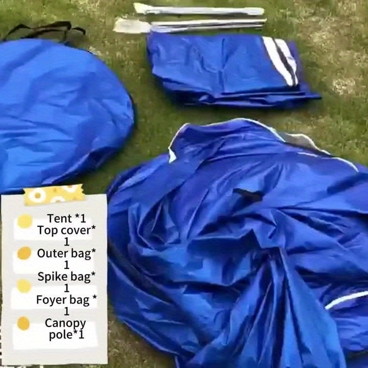 1pc Outdoor Camping Extension Tent Suitable For Suv, Car Tail Tent, Trunk Car Tail Box Tent, Car Camping Tent