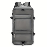 Large Capacity Waterproof Nylon Backpack with Dry/Wet Separation, Shoe Compartment - Adjustable Straps, Multi-Functional Outdoor Hiking and Camping Bag for Men and Women, Purple, Backpack for Travel