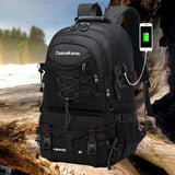 [Lightweight Hiking Backpack] CASAKECA 40L Lightweight Hiking Backpack | Durable Polyester Outdoor Travel Daypack with Laptop Sleeve, Adjustable Straps, USB Charging Port, and Multiple Compartments for Climbing, Camping & Tou
