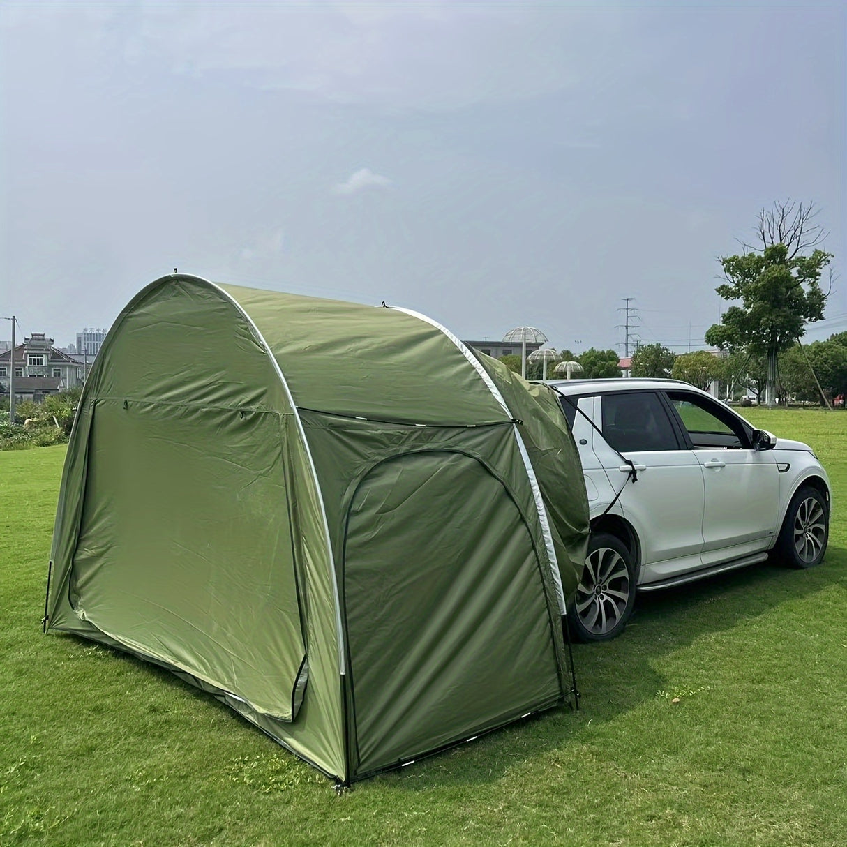 Waterproof Car Camping Tent - Quick-Opening, Self-Driving Sunshade, Spacious Outdoor Shelter with Easy Setup and Takedown, Ideal for Family Camping Trips and Road Adventures