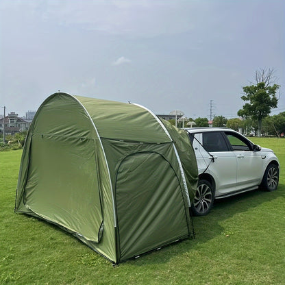 Waterproof Car Camping Tent - Quick-Opening, Self-Driving Sunshade, Spacious Outdoor Shelter with Easy Setup and Takedown, Ideal for Family Camping Trips and Road Adventures