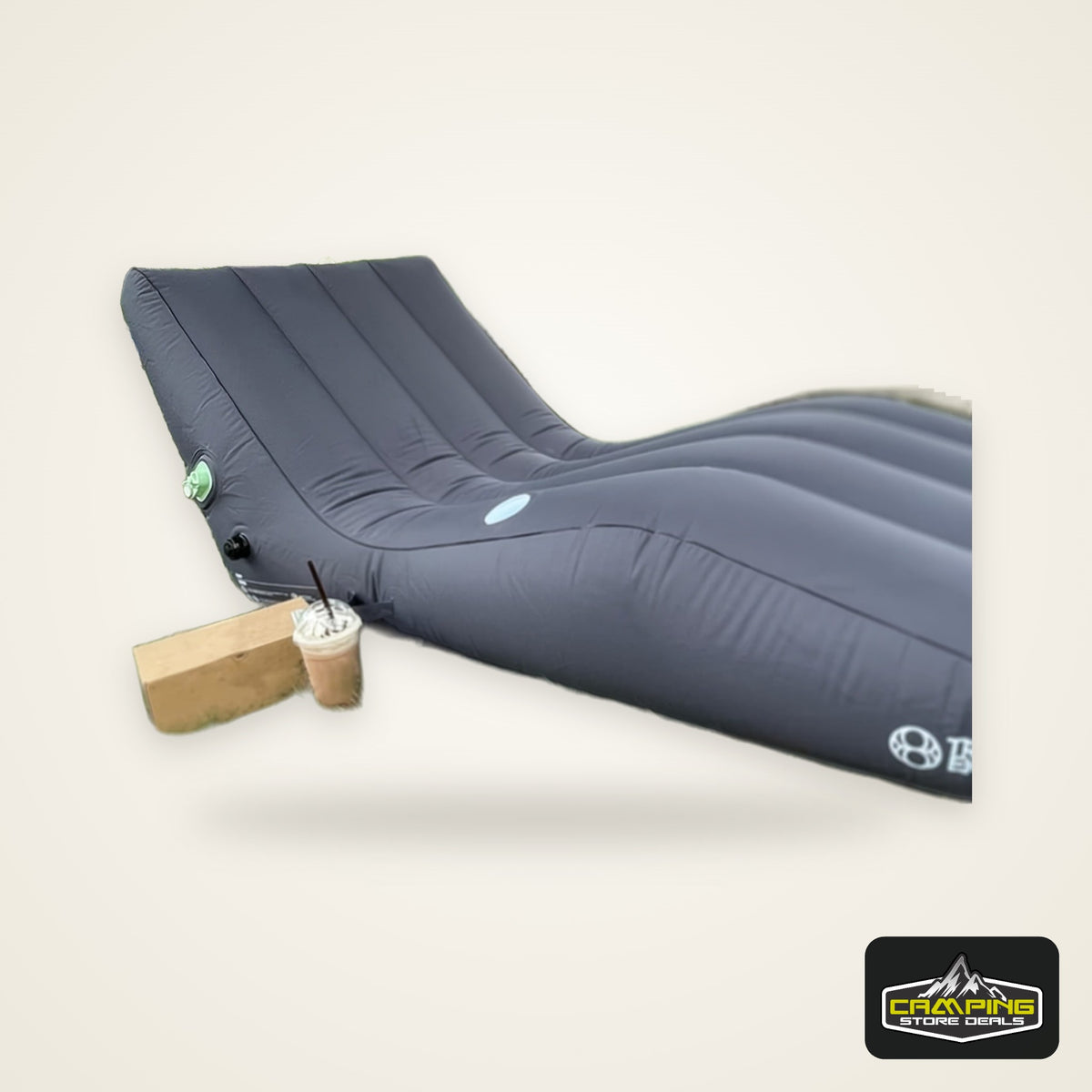 Camping Air Mattress | USB Rechargeable Self-Inflating Lounger for 2 | Compact & Portable PVC Sleeping Pad with Built-in Foot Pump | Includes Carry Bag | Ideal for Outdoor Leisure and Travel, Outdoor Relaxation | Comfortable