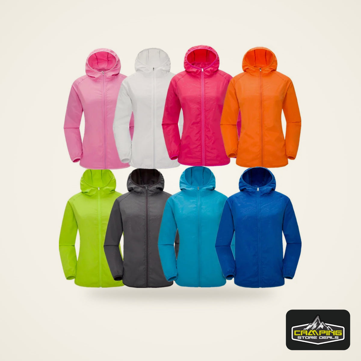 Waterproof Quick-Dry Camping Rain Jacket