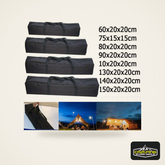 Canvas Canopy Pole Bag Camping Tent Swag Storage Pouch Large Capacity Travel Picnic Handbag Waterproof Luggage Pack Pouch