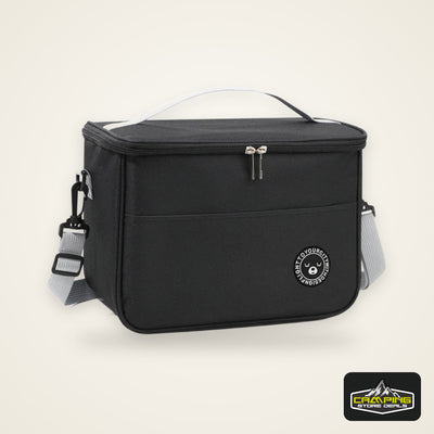 Capacity hand-held with shoulder strap insulated bag, lunch box bag, student thickened waterproof lunch bag。