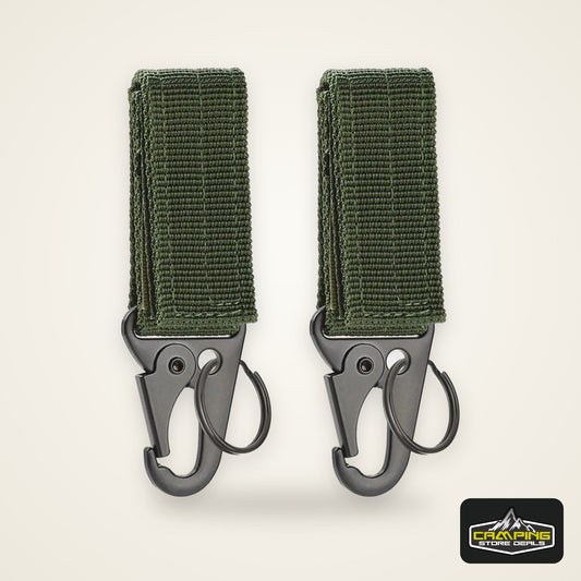 Carabiner High Strength Nylon Key Hook MOLLE Webbing Buckle Hanging System Belt Buckle Hanging Camping Hiking Accessories