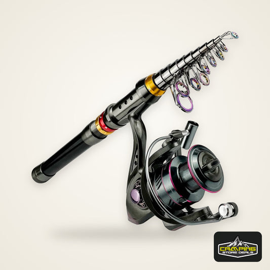 Carbon Fiber Telescopic Rod & Reel Combo (1.8 to 3.6m)