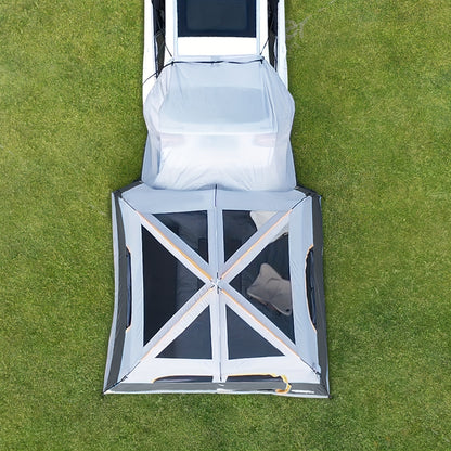 UNP SUV Tent For Camping, 6-person Car Camping Tent, SUV Tailgate Tent For Outdoor, Easy Set Up Tent With Rainfly 10'x9'x78in (H)