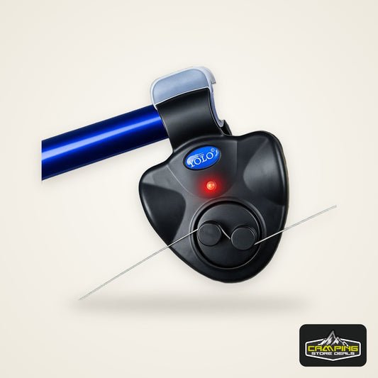 Clip-On Electronic Bite Alarm with LED & Sound