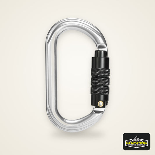 CLIWIZ Brand 25KN Auto Safety Lock Outdoor Professional Climbing Carabiner O Shape Aviation Aluminum Hooks