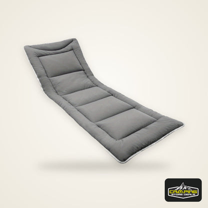 Cot Mattress for Camping - Extra Thick Camping Sleeping Pad for Outdoor, Soft Portable Cot Pad, Non-Slip Camping Mattress Pad (75''x30'') Camping Accessories