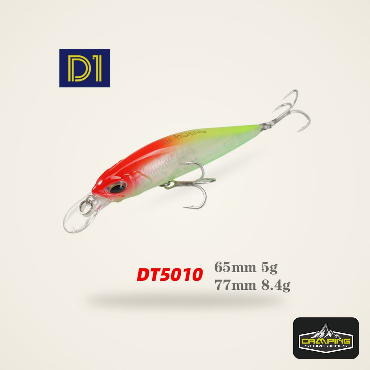 D1 Suspending Minnow Jerkbait 77mm