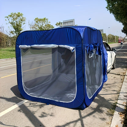 1pc Outdoor Camping Extension Tent Suitable For Suv, Car Tail Tent, Trunk Car Tail Box Tent, Car Camping Tent