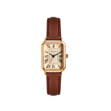 Ladies Square Roman Numeral Luxury Vintage Fashion Quartz Watch Fancy Women Watches Jewelry Sophisticated And Stylish Women Watch