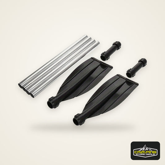 Detachable Kayak & Canoe Paddle – Ribbed Blade Floating Oar for Boats, Rafts & Surfing