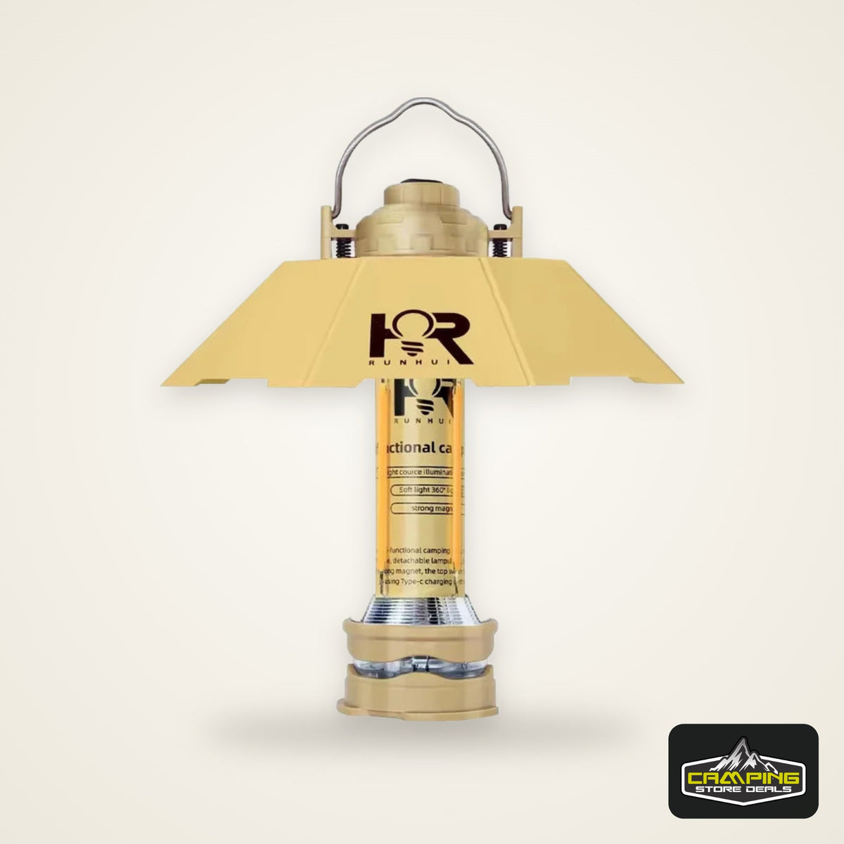 DOTWISE 3000mAH Camping Portable Retro Lantern Camping Lighthouse Tent Light Lantern Decor Waterproof Outdoor Atmosphere lights