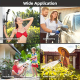 [Portable Shower] 6000mAh Portable Camping Shower | 5 Gallon Foldable Bucket & Filtered Shower Head - Battery/USB Powered Outdoor Shower for Hiking, Beach, Travel, Pet Bath, Car Washing, Surf & Boat Cleaning, Highquality Comp