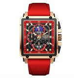 LIGE Fashion Chronograph Watches Sports Wristwatch Men's Accessories, Ideal Choice For Gifts