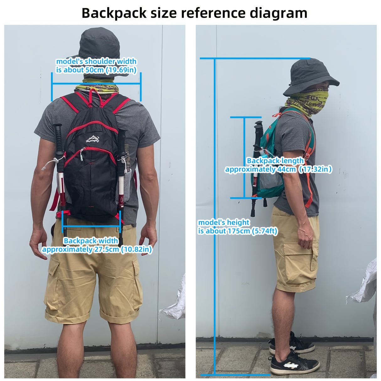 18L Outdoor Sports Backpack Ultra-light Large Capacity Folding Backpack Mountaineering Top Bag Suitable for Hiking, Cycling, Traveling, Business Trips, Commuting and Fitness Shock-absorbing Breathable Shoulder Straps Quick Fo