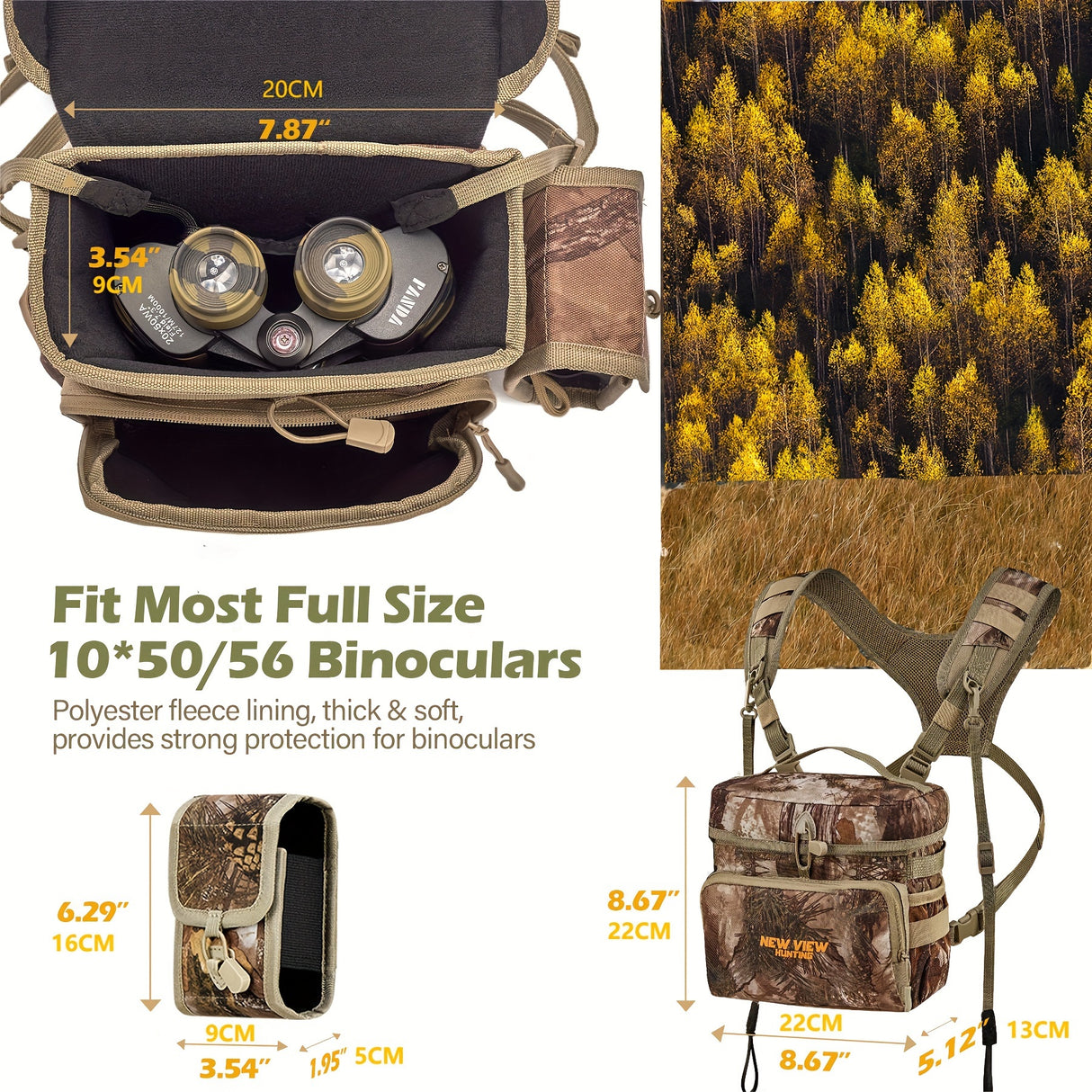NEW VIEW Adjustable Outdoor Vest Bag For Men, Breathable Chest Bag With Handle, Camouflage Camping Bag Hiking Bag Mountaineering Bag For Wilderness Enthusiast, Explorer