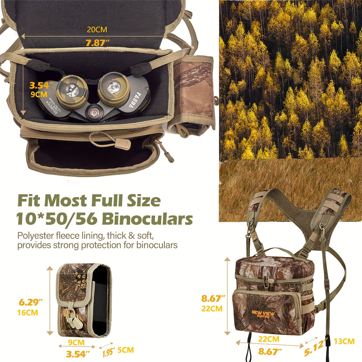 NEW VIEW Adjustable Outdoor Vest Bag For Men, Breathable Chest Bag With Handle, Camouflage Camping Bag Hiking Bag Mountaineering Bag For Wilderness Enthusiast, Explorer