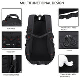 [40L CsakeKecna Backpack] CsakeKecna 40L Lightweight Hiking Backpack | Large Capacity Travel Climbing Rucksack with Laptop Compartment, USB Powered, Adjustable Straps, Zip Closure, Polyester Lining - Solid Color for Men and W