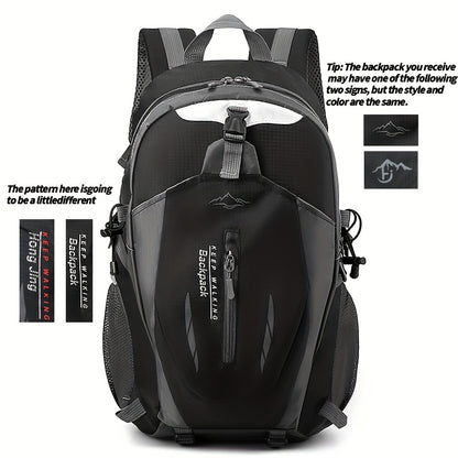 Lightweight Nylon Hiking Bag – Large-Capacity Mountaineering Backpack
