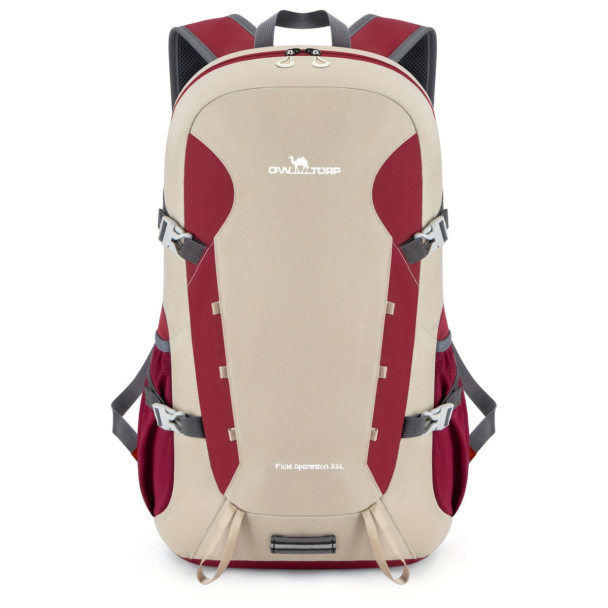 [Large Ovizytrax] Large Capacity Ovizytrax 50L Backpack | Adjustable Fit, Multi-Pocket Design for Hiking, Travel, and Sports, Durable Zippers