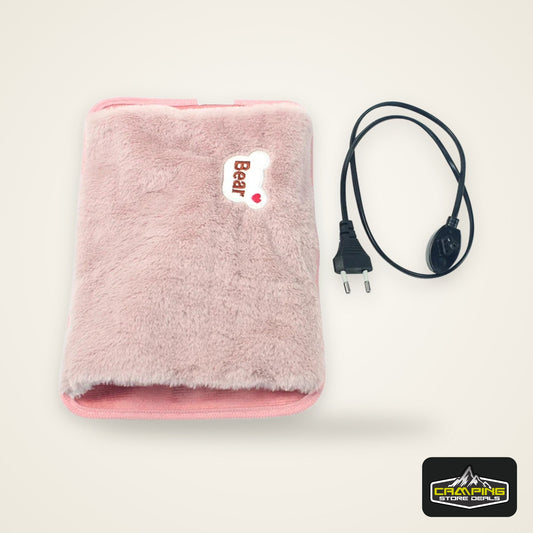 Electric Hot Water Bag Soft Winter Hand Warmer Reusable Bottle EU Plug Rechargeable Pocket