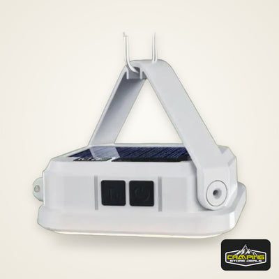Emergency Lighting Solar Camping Light Portable Outdoor Tent Work SMD Rechargeable LED Hanging Lamp with Digital Power Display