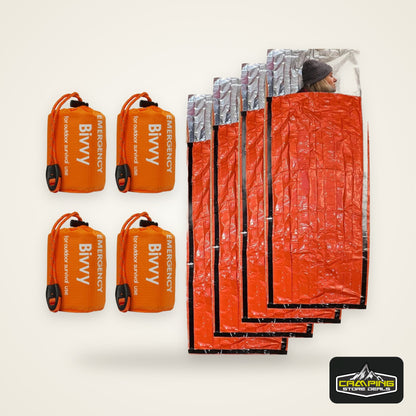 Emergency Sleeping Bag Survival Bag Survival Emergency Bivy Sack Portable Blanket Thermal Outdoor Camping Ultralight Gear Ifak