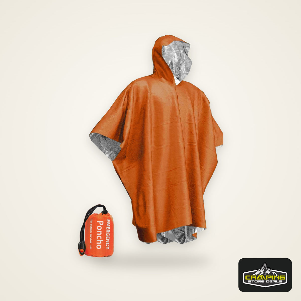 Emergency Waterproof Raincoat Aluminum Film Disposable Poncho Warm Thermal Rainwear Blankets Survival Tools Camping Equipment