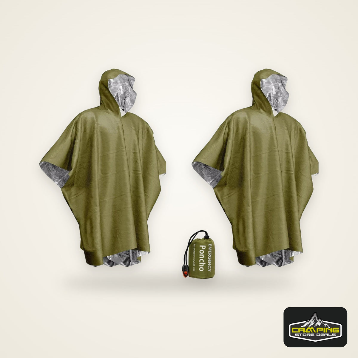 Emergency Waterproof Raincoat Aluminum Film Disposable Poncho Warm Thermal Rainwear Blankets Survival Tools Camping Equipment