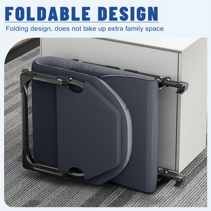 Sleeping Cots/Camping Cots for Adults 6 Adjustable Positions Portable Foldable Folding Cot with Pillow Heavy Duty Strong Frame Cot Bed for Camp, Travel, Room, Office