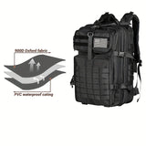 Outdoor Tactical Backpack, Waterproof MOLLE Hiking Camping Bag, Large Capacity Nylon Hiking Backpack For Men And Women
