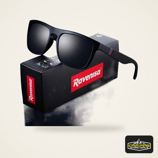 Ravenisa Square Vintage Polarized Sunglasses