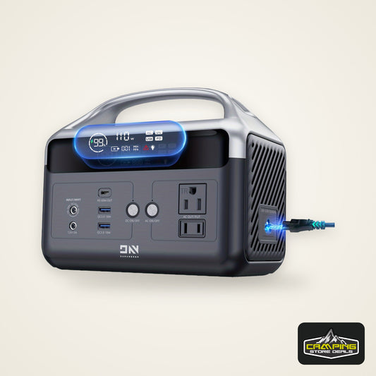 Fast Charging Portable Power Station - DaranEner 179.2Wh LiFePO4 Battery, Solar Generator w/2 300W (Surge 600W) AC Outlets, Camping Generators for Home/Travel/Hunting (Solar Optional)