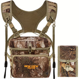 NEW VIEW Adjustable Outdoor Vest Bag For Men, Breathable Chest Bag With Handle, Camouflage Camping Bag Hiking Bag Mountaineering Bag For Wilderness Enthusiast, Explorer