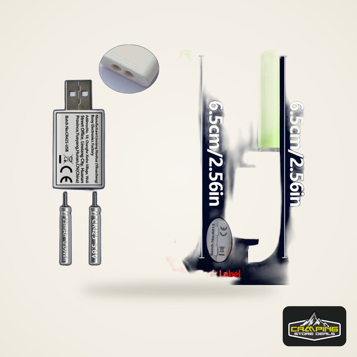 Rechargeable Rod Tip Bite Light Set