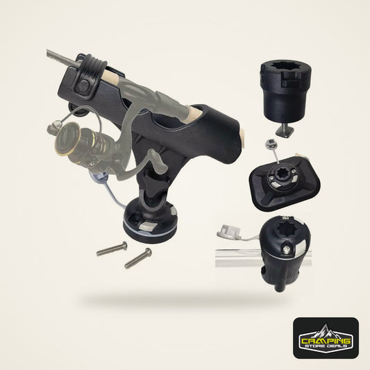 Kayak and Boat Rail Rod Holder