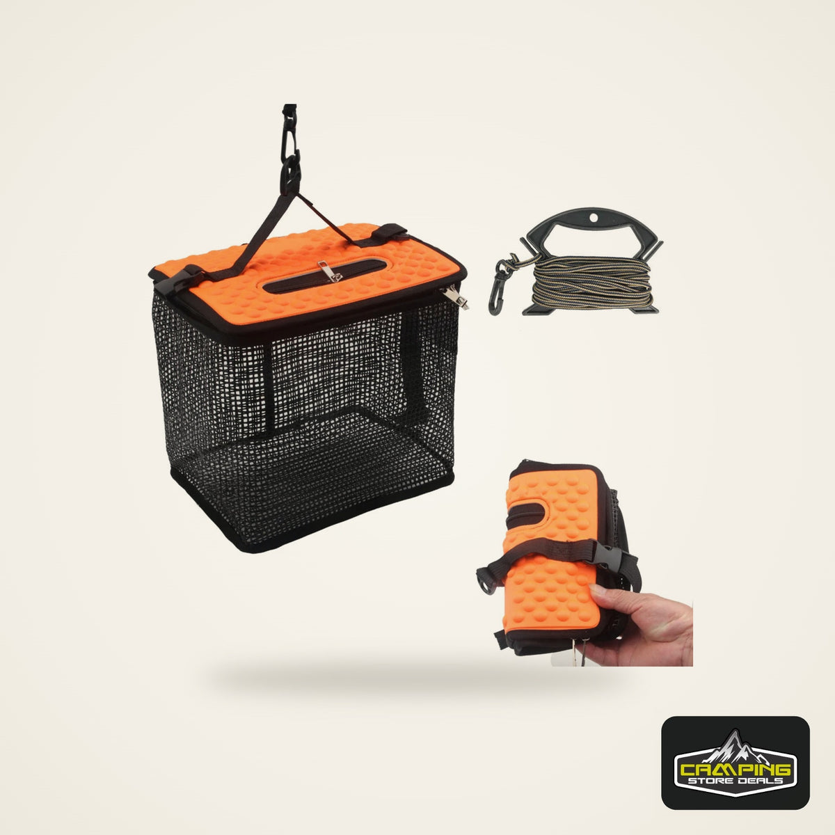 Floating Collapsible Fish and Minnow Basket