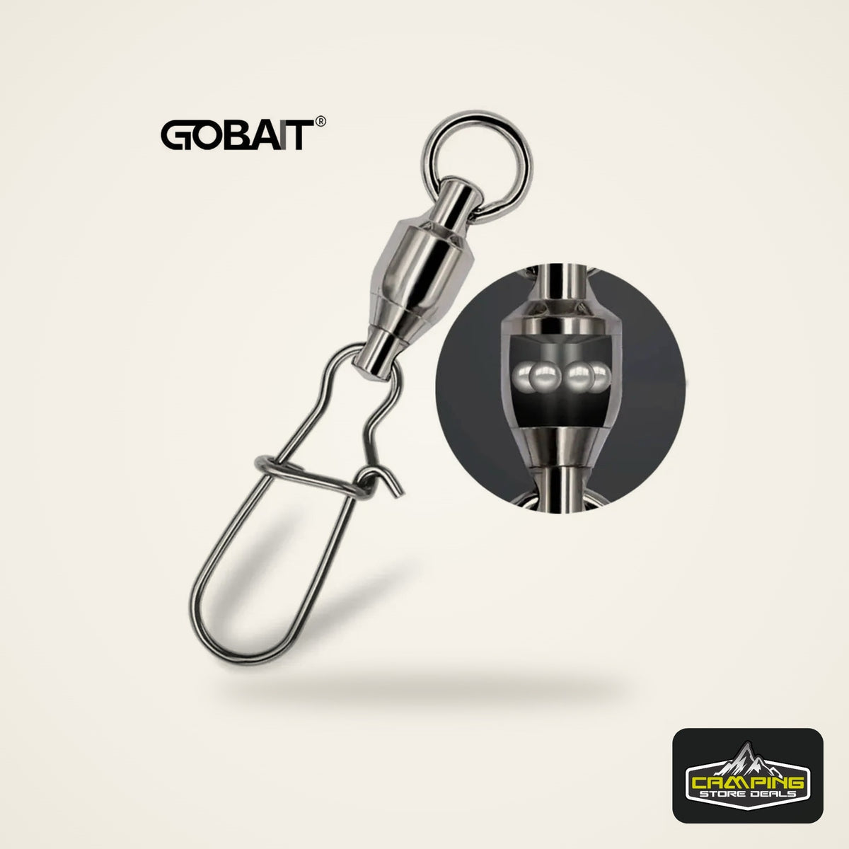 GOBAIT Ball Bearing Swivel Snap Kit (20 Pack)