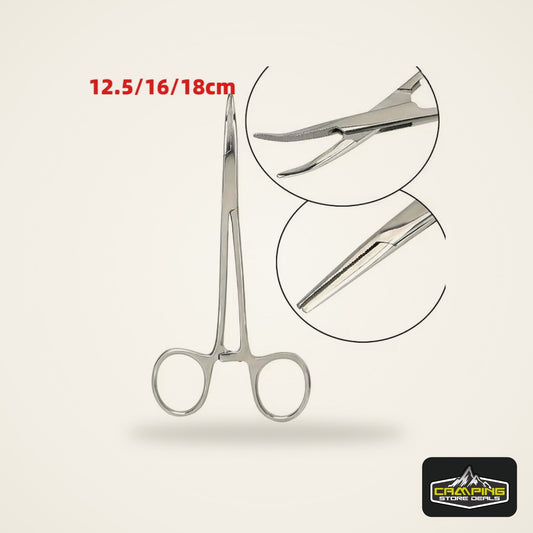 Curved Hemostat Fishing Forceps